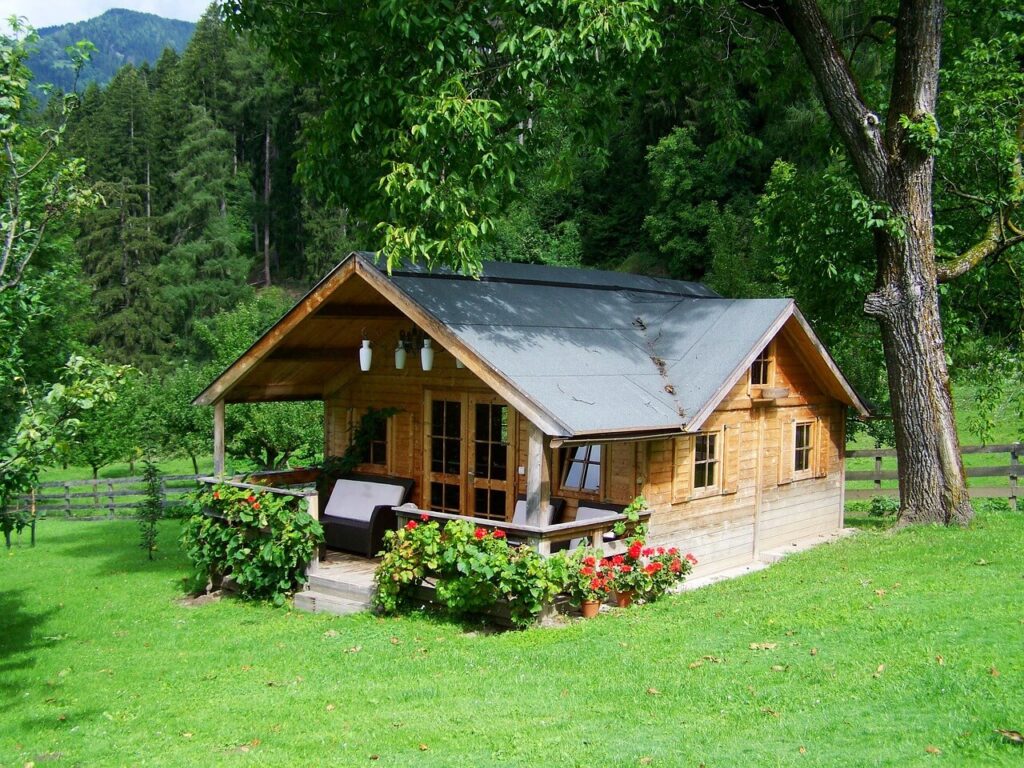 Landscape design for tiny houses