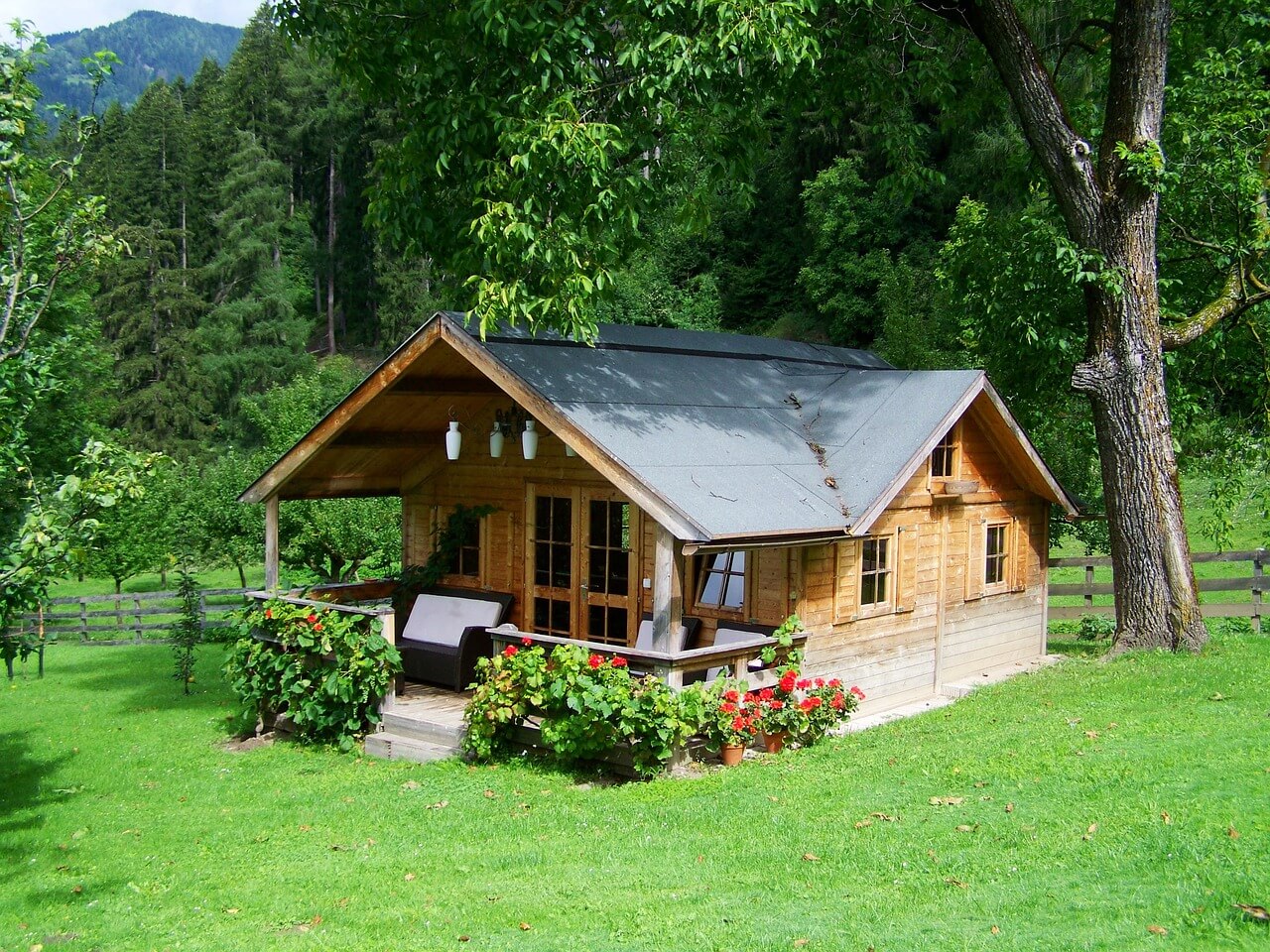 Landscape design for tiny houses
